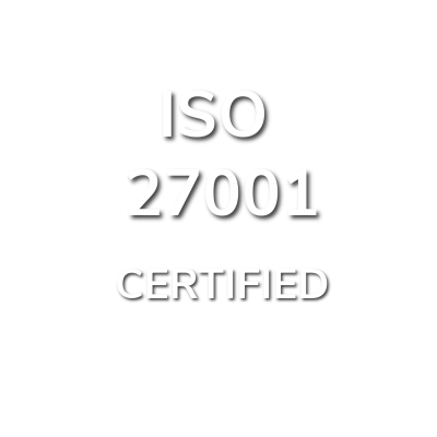 ISO 27001 certification badge – Quantiti ∞ certified for information security management system (ISMS)